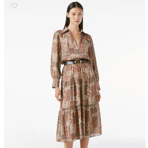 Willa Dress Sepia Multi
